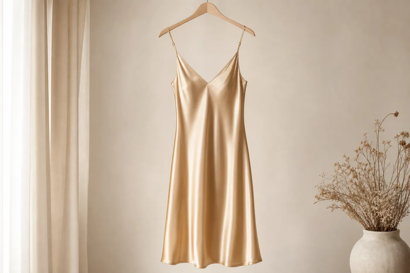 Collection Midi Satin Dress No.09